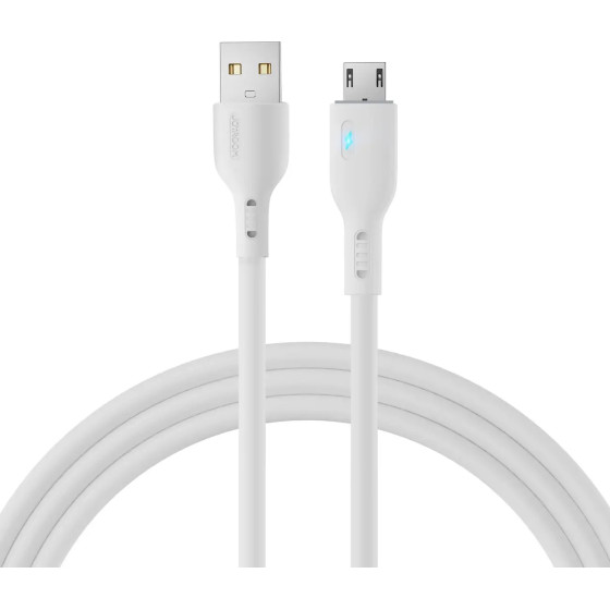 Joyroom Premium Series A13 USB-A / Micro Usb 2.4A 2m Cable - White - (S-UM018A13W2)