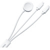 Joyroom S-IW007 3-in-1 Cable USB-A Magnetic Charger - Lightning 1.2m - White - (S-IW007 White)