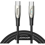 Joyroom Star-Light Series SA27-CC5 USB-C / USB-C Cable 100W 1.2m - Black - (Joyroom SA27-CC5 Star-Light Series 100W Fast Charging Data Cable (Type-C To Type-C) 1.2m Black)