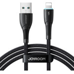Joyroom Starry Series SA32-AL3 3A USB-A / Lightning Cable 1m - Black - (Joyroom SA32 AL3 Starry Series 3A Fast Charging Data Cable (Usb A To Lightning) 1m Black)
