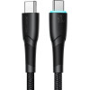 Joyroom Starry Series SA32-CC3 USB-C / USB-C Cable 60W 1m - Black - (Joyroom SA32 CC3 Starry Series 60W Fast Charging Data Cable (Type C To Type C) 1m Black)