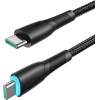 Joyroom Starry Series SA32-CC3 USB-C / USB-C Cable 60W 1m - Black - (Joyroom SA32 CC3 Starry Series 60W Fast Charging Data Cable (Type C To Type C) 1m Black)