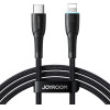 Joyroom Starry Series SA32-CL3 30W USB-C / Lightning Cable 1m - Black - (Joyroom SA32 CL3 Starry Series 30W Fast Charging Data Cable (Type C To Lightning) 1m Black)
