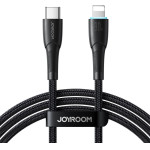 Joyroom Starry Series SA32-CL3 30W USB-C / Lightning Cable 1m - Black - (Joyroom SA32 CL3 Starry Series 30W Fast Charging Data Cable (Type C To Lightning) 1m Black)