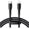 Joyroom Starry Series SA32-CL3 30W USB-C / Lightning Cable 1m - Black - (Joyroom SA32 CL3 Starry Series 30W Fast Charging Data Cable (Type C To Lightning) 1m Black)