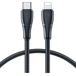 Joyroom Surpass Series A11 Lightning /USB-C 20W 0.25 m Cable - Black - (S-CL020A11B1)