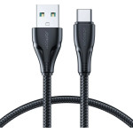 Joyroom Surpass Series A11 USB-A / USB-C 3A Cable 1.2 m - Black - (S-UC027A11B)