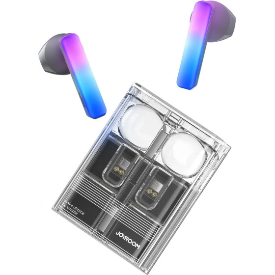 Joyroom Tws JR-TC1 Icelens Series Wireless Headphones With Led Lights - Black - (JR-TC1_B)