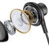 Joyroom TYPE-C Series JR-EC07 USB-C in-Ear Headphones Metal - Black - (Joyroom JR-EC07 TYPE-C Series Metal Half In-Ear Wired Earphones Black)