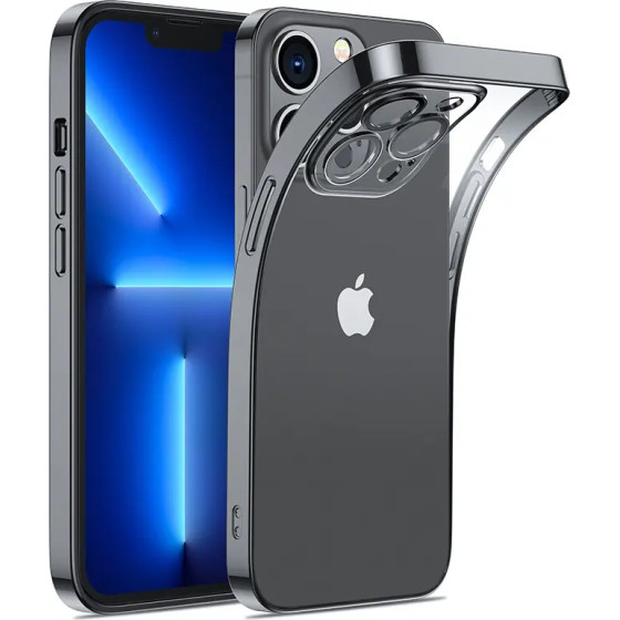 Joyroom 14Q Case For Iphone 14 Pro Cover With Metallic Frame Black - (JR-14Q2-black)