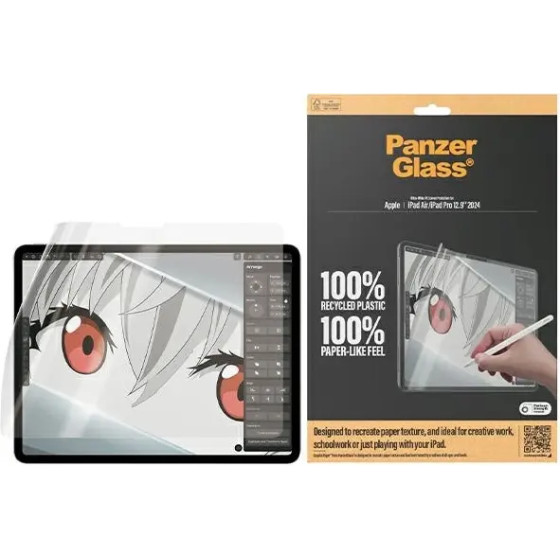 PanzerGlass Antibacterial GraphicPaper foil with a glare filter for iPad Air 12.9 2024 / iPad Pro 12.9 2024 - (PAN000700-0)