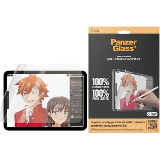 PanzerGlass Antibacterial GraphicPaper foil with a glare filter for iPad Air 13'' 2024 / iPad 10.9'' - (PAN000698-0)