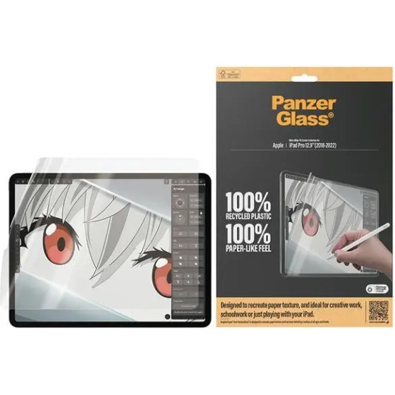 PanzerGlass Antibacterial GraphicPaper foil with a glare filter for iPad Pro 12.9 2018 / 2020 / 2021 / 2022 - (PAN000730-0)
