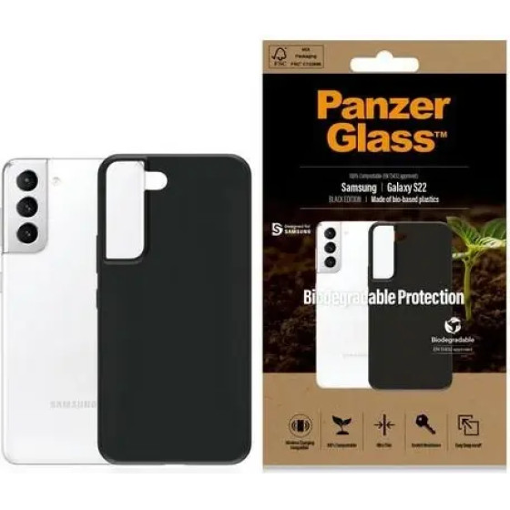 PanzerGlass Biodegradable Case for Samsung Galaxy S22 - black - (PAN000345-0)