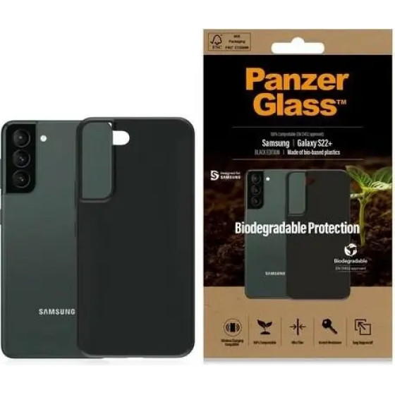 PanzerGlass Biodegradable Case for Samsung Galaxy S22+ - black - (PAN000346-0)