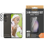 PanzerGlass Bundle 3in1 Transparent Case + Film + Camera Protector for Samsung Galaxy S24 - (PAN000645-0)