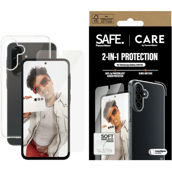 PanzerGlass CARE by Fashion 2in1 Case + Glass for Samsung Galaxy A36 5G - (PAN000988-0)