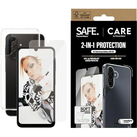 PanzerGlass CARE by Fashion 2in1 Case+Glass for Samsung Galaxy A26 5G - transparent - (PAN000996-0)