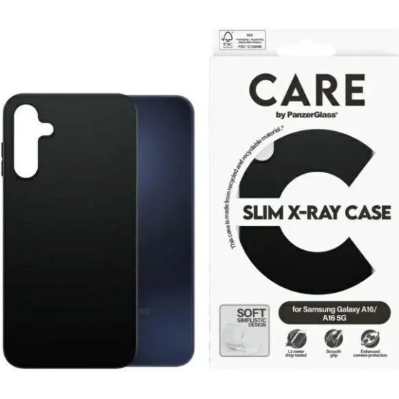 PanzerGlass CARE by Fashion Case for Samsung Galaxy A16 / A16 5G - Black - (PAN000981-0)