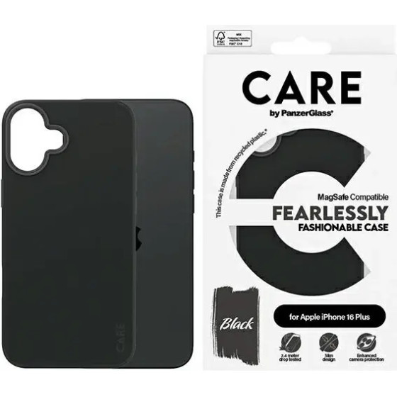 PanzerGlass CARE by Fashion Case iPhone 16 Plus 6.7 black/black MagSafe 1379 - (PAN000883-0)