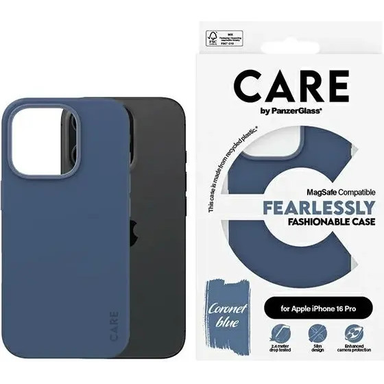 PanzerGlass CARE by Fashion Case iPhone 16 Pro 6.3 blue/blue MagSafe 1382 - (PAN000876-0)