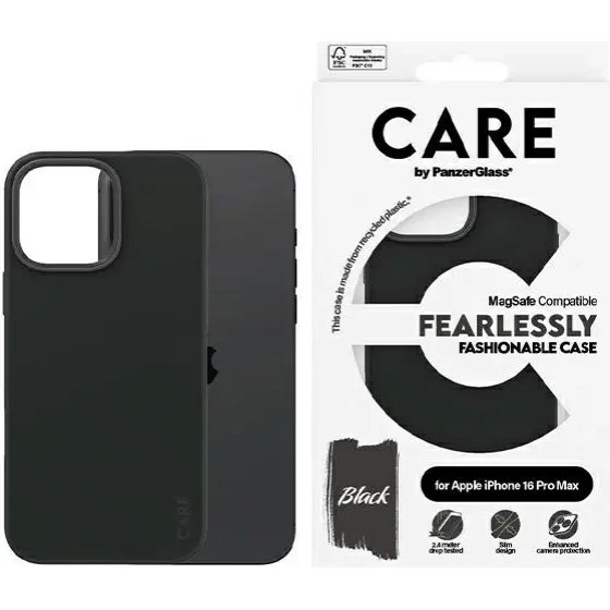 PanzerGlass CARE by Fashion Case iPhone 16 Pro Max 6.9 black/black MagSafe 1380 - (PAN000884-0)