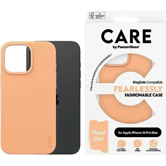 PanzerGlass CARE by Fashion Case iPhone 16 Pro Max 6.9 Peachy MagSafe 1392 - (PAN000891-0)
