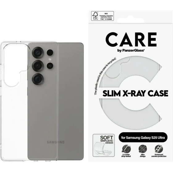 PanzerGlass CARE by Fashion X-Ray Case for Samsung Galaxy S25 Ultra - Transparent - (PAN001023-0)