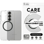 PanzerGlass CARE by Flagship Urban Combat Black QI Case for Samsung Galaxy S25+ - Transparent - (PAN001073-0)