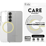 PanzerGlass CARE by Flagship Urban Combat Chardonnay QI Case for Samsung Galaxy S25 - Transparent - (PAN001077-0)