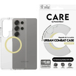 PanzerGlass CARE by Flagship Urban Combat Chardonnay QI Case for Samsung Galaxy S25 Ultra - Transparent - (PAN001078-0)