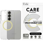 PanzerGlass CARE by Flagship Urban Combat Chardonnay QI Case for Samsung Galaxy S25+ - Transparent - (PAN001076-0)
