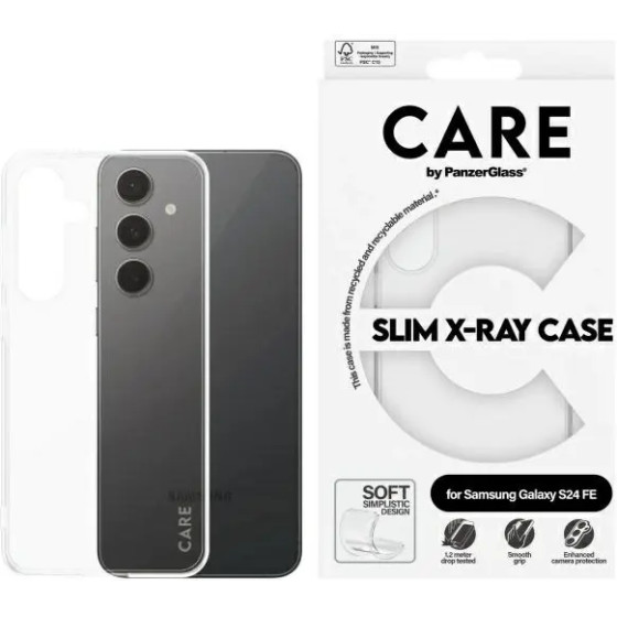 PanzerGlass CARE by Slim X-Ray Case Sam S24 FE S721 Clear/Transparent 1963 - (PAN000932-0)