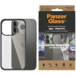 PanzerGlass ClearCase antibacterial case for iPhone 14 Pro - transparent and black - (PAN000420-0)