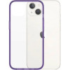 PanzerGlass ClearCase antibacterial case with Military Grade certificate for iPhone 13 / 14 / 15 - transparent purple - (PAN000302-0)