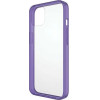 PanzerGlass ClearCase antibacterial case with Military Grade certificate for iPhone 13 / 14 / 15 - transparent purple - (PAN000302-0)