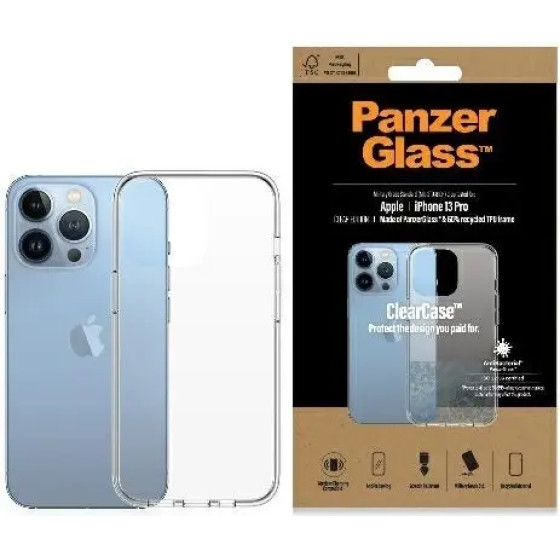 PanzerGlass ClearCase antibacterial Military Grade certified case for iPhone 13 Pro - transparent - (PAN000270-0)