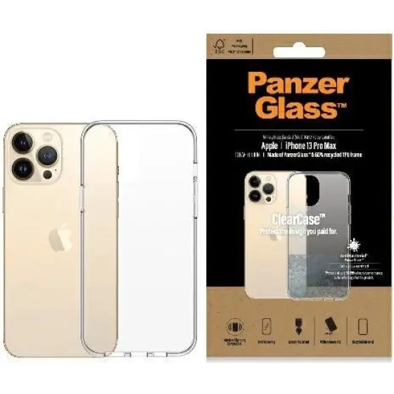 PanzerGlass ClearCase antibacterial Military Grade certified case for iPhone 13 Pro Max - transparent - (PAN000265-0)