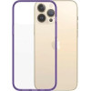 PanzerGlass ClearCase antibacterial Military Grade certified case for iPhone 13 Pro Max - transparent purple - (PAN000306-0)