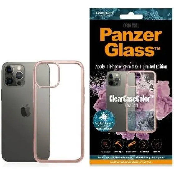 PanzerGlass ClearCase case for iPhone 12 Pro Max - transparent and pink - (PAN000168-0)