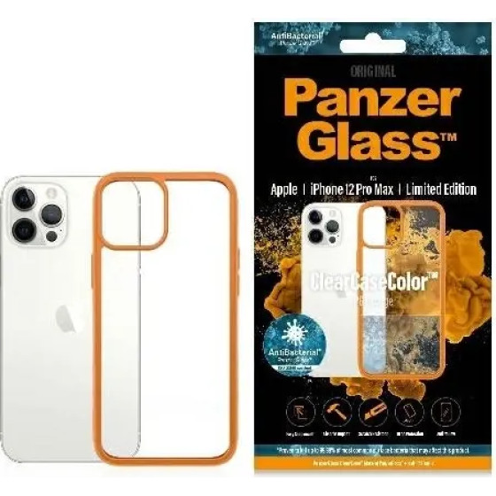 PanzerGlass ClearCase case for iPhone 12 Pro Max - transparent orange - (PAN000177-0)