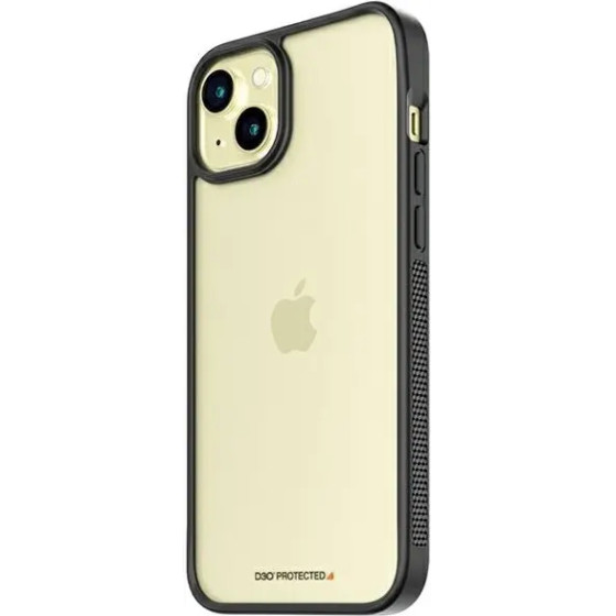 PanzerGlass ClearCase Case for iPhone 15 Plus / 14 Plus with Military Grade Certification - Clear & Black - (PAN000542-0)