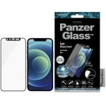 PanzerGlass E2E Microfracture Antibacterial Glass with Swarovsky Crystal Camera Cover for iPhone 12 mini - with Black Frame - (PAN000138-0)