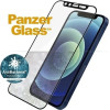 PanzerGlass E2E Microfracture Antibacterial Glass with Swarovsky Crystal Camera Cover for iPhone 12 mini - with Black Frame - (PAN000138-0)