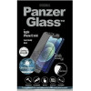 PanzerGlass E2E Microfracture Antibacterial Glass with Swarovsky Crystal Camera Cover for iPhone 12 mini - with Black Frame - (PAN000138-0)