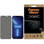 PanzerGlass E2E Microfracture Antibacterial Privacy Glass with Camera Protector for iPhone 13 Pro Max - With Black Frame - (PAN000285-0)
