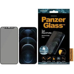 PanzerGlass E2E Super+ Microfracture antibacterial tempered glass for iPhone 12 Pro Max - with black frame - (PAN000101-0)