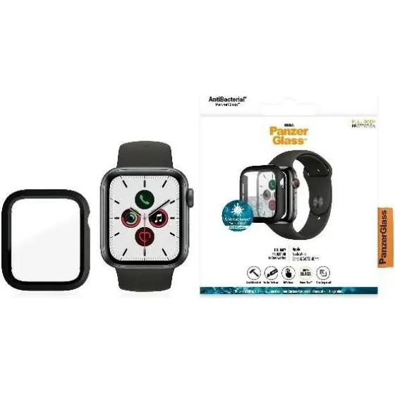 PanzerGlass Full Body Case for Apple Watch 4/5/6/SE 40mm - Black - (PAN000157-0)