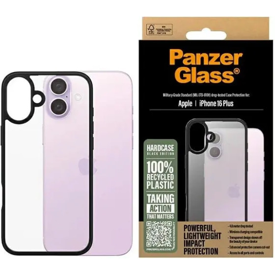 PanzerGlass HardCase iPhone 16 Plus 6.7 black/black 1297 - (PAN000831-0)