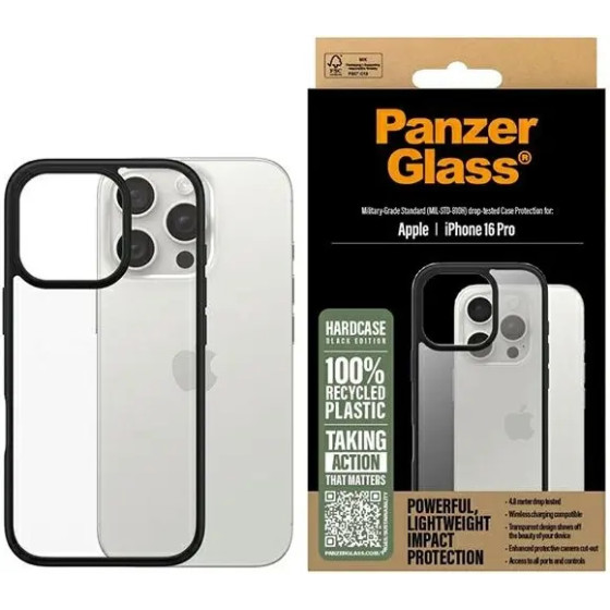 PanzerGlass HardCase iPhone 16 Pro 6.3 black/black 1296 - (PAN000829-0)